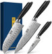 3 Pieces Knife Set Professional High Carbon Powder Steel Kitchen Knife Set Ultra Sharp Knives Set For Kitchen With Elegant Box