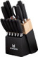 Knife Set With Block - Howashin 14 Pieces Green Knife Set Dishwasher Safe - Anti-Slip Handle - German Stainless Steel Knife Block Set With Box Knife Set With Block - Howashin 14 Pieces Green Knife Set Dishwasher Safe - Anti-Slip Handle - German Stainless Steel Knife Block Set With Box