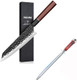 Huusk Japanese 9'' Kiritsuke Chef Knife & 10'' Knife Sharpener Rod