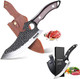 Huusk Collectible Knives Bbq Camping Knife Chef Knife With Leather Sheath And Box