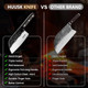 Huusk Serbian Chef Knife Hand Forged Meat Cleaver With Sheath High Carbon Steel Full Tang Knife Heavy Duty Butcher Knife For Kitchen Or Camping Outdoor Christmas s s For Dad