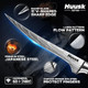 Huusk Filet Knife For Fish - 7 Inch Fish Fillet Knife Bundle With A 8-Inch Chef Knifeflexible Boning Knives For Meat Cutting Professional Japanese Fishing Knives For Meat Poultry Cutting