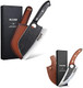 Huusk Japan Knife d Chef Knives Bundle With Serbian Knife And Hand Forged Butcher Knife Sheath Included Outdoor Camping Bbq Ideal Present