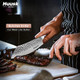 Huusk Japan Knife Set Butcher Knife With Chef Knife And Boning Knife For Meat High Carbon Steel Hand Forged Knifesteel Sentinel Series