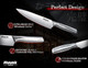 Huusk Knife Set With Block And Sharpener Sharp Silver Professional Knives Set With Box For Kitchen Damascus Chef Knife Set s For Men And Women