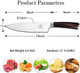 Imarku Chef Knife - 8 Inch Home Essentials Sharp Kitchen Knife And 8 Inch Damascus Chef Knifeergonomic Handle