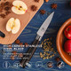 Imarku 3.5 Inch Paring Knife And 8 Inch Damascus Chef Knife Hc Stainless Steel Ergonomic Handle
