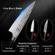 Imarku 3.5 Inch Paring Knife And 8 Inch Damascus Chef Knife Hc Stainless Steel Ergonomic Handle