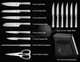 Imarku 15 Pcs Kitchen Knife Set With Diamond Shaped Handle Dishwasher Safe Kitchen Knives Premium German High Carbon Stainless Steel Chef Knife Set Father'S Day s