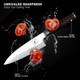 Imarku 7-Inch Deba Knifeultra Sharp Sushi Knifeultimate Japanese Kitchen Knife With Stainless Steel Single Bevelfish Fillet Knifes For Fish Cutting With Ergonomic Handle Birthday s For Mom/Dad
