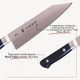 Kagayaki Carbonext Japanese Chef’S Knife Kc-11Es Bunka/Kiritsuke Knife High Carbon Tool Steel Pro Kitchen Knife With Ergonomic Pakka Wood Handle 6.8 Inch