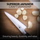 Kagayaki Japanese Chef’S Knife Kg-4Es Professional Honesuki Boning Knife Vg-1 High Carbon Japanese Stainless Steel Pro Kitchen Knife With Ergonomic Pakka Wood Handle 5.9 Inch