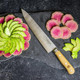 Jean Dubost 1920 Chef Knife Oak Wood Handle - Rust-Resistant Stainless Steel - Made In France