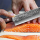 6.7Inch Handmade Forged Eel Knifeprofessional Japanese Chef Knife8Cr13Mov Stainless Steel Wooden Handle Gyuto Sashimi Sushi Fish Knife For Home Kitchen & Restaurant