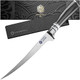 Kessaku Fillet Knife - 7 Inch - Ronin Series - Flexible - Razor Sharp - Forged 7Cr17Mov High Carbon Stainless Steel - Boning Trimming Skinning - Wood Handle With Blade Guard
