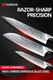 Damascus Knife Set - 3Pcs - High-Carbon 10Cr15Comov Alloy Steel - Professional Chef Knife - G10 Handle - Razor Sharp Kitchen Knives - Magnetic Sheath - Box