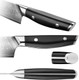 Luxor 8 Inch Chef Knife Damascus Kitchen Knife Vg10 High Carbon Stainless Steel Japanese Chefs Knife With Wood Sheath