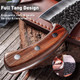 lander Hand Forged Meat Cleaver Knife For Meat Cutting 3Pcs Butcher Knife Set For Meat Cutting Sharp Chef Knife Set Dishwasher Safe With Roll Bag