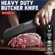 lander 3Pcs Butcher Knife Set For Meat Cutting Sharp Chef Knife Set Dishwasher Safe With Roll Bag Full Tang Bbq Knife Set With Leather Sheath Hand Forged Japanese Meat Cleaver Knife For Kitchen lander 3Pcs Butcher Knife Set For Meat Cutting Sharp Chef Knife Set Dishwasher Safe With Roll Bag Full Tang Bbq Knife Set With Leather Sheath Hand Forged Japanese Meat Cleaver Knife For Kitchen