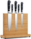 Larhn Magnetic Knife Block - Powerful Double-Sided Wooden Magnetic Knife Holder For Up To 9″ Knives - Supplied As Empty Knife Block Without Knives