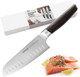 8 Inch Chef'S Knife Professional Kitchen Chef Knife 9Cr18Mov 5-Layer Alloy Clad Steel Ultra Sharp Meat Paring Knives For Kitchen & Restaurant Ebony Wood Ergonomic Handle Box