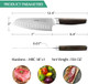 8 Inch Chef'S Knife Professional Kitchen Chef Knife 9Cr18Mov 5-Layer Alloy Clad Steel Ultra Sharp Meat Paring Knives For Kitchen & Restaurant Ebony Wood Ergonomic Handle Box