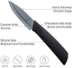 Leize 4.6-Inch Pro Paring Knife High Carbon Stainless Steel Fruit/Vegetable Carving Knife With Wooden Ergonomic Handle (Wooden Brown)