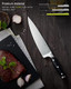 Linoroso Chef Knife - Professional Pro Kitchen Knife 8 Inch Chef'S Knives German High Carbon Stainless Steel Ultra Sharp Cooking Knife With Full Tang Ergonomic Handle - Classic Series Linoroso Chef Knife - Professional Pro Kitchen Knife 8 Inch Chef'S Knives German High Carbon Stainless Steel Ultra Sharp Cooking Knife With Full Tang Ergonomic Handle - Classic Series