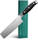 Linoroso Nakiri Knife 7 Inch Japanese Chef Knife Asian Vegetable Cleaver Kitchen Knife German High Carbon Stainless Steel Usuba Knife With Full Tang Ergonomic Handle For Home Kitchen And Restaurant