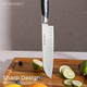 Linoroso Santoku Knife 7 Inch Meat Kitchen Asian Chef Knife German High Carbon Stainless Steel Chopping Knife With Full Tang Ergonomic Handle For Home Kitchen And Restaurant Linoroso Santoku Knife 7 Inch Meat Kitchen Asian Chef Knife German High Carbon Stainless Steel Chopping Knife With Full Tang Ergonomic Handle For Home Kitchen And Restaurant