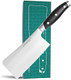 Linoroso Chopping Knife 6.3 Inch Meat Cleaver German High Carbon Stainless Steel Chopper Butcher Knife With Full Tang Ergonomic Handle For Home Kitchen And Restaurant
