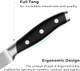 Linoroso Paring Knife 3.5 Inch Small Kitchen Knife With Elegant Box Sharp Forged German Carbon Stainless Steel Fruit Knife Full Tang Ergonomic Handle-Classic Series