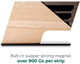 Linoroso Magnetic Knife Block Knife Holder Knife Stand Super Strong Magnet Double Sided Kitchen Knives Storage Fitted American Ash Wood Black Oxide Stainless Steel Base Linoroso Magnetic Knife Block Knife Holder Knife Stand Super Strong Magnet Double Sided Kitchen Knives Storage Fitted American Ash Wood Black Oxide Stainless Steel Base