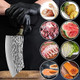 Serbian Chef Knife Meat Cleaver Sharp Slicing Knife Forged Butcher Knife With Full Tang Handle Kitchen Knife For Kitchen Camping Bbq