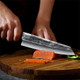 Handmade Forged Kiritsuke Knifeultra Sharp Japanese Chef Knife 8 Inch 9Cr18Mov Steel Professional Cooking Knives Octagon Handle Gyuto Knife For Home Kitchen & Restaurant Brown/Silver