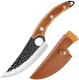 Butcher Knife Hand Forged Boning Knife With Sheath Viking Knife Japanese Knife High Carbon Steel Fillet Chef Knife Meat Cleaver Knife For Kitchen Camping Bbq (Brown) Butcher Knife Hand Forged Boning Knife With Sheath Viking Knife Japanese Knife High Carbon Steel Fillet Chef Knife Meat Cleaver Knife For Kitchen Camping Bbq (Brown)