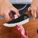 Butcher Knife Hand Forged Boning Knife With Sheath Viking Knife Japanese Knife High Carbon Steel Fillet Chef Knife Meat Cleaver Knife For Kitchen Camping Bbq (Brown) Butcher Knife Hand Forged Boning Knife With Sheath Viking Knife Japanese Knife High Carbon Steel Fillet Chef Knife Meat Cleaver Knife For Kitchen Camping Bbq (Brown)