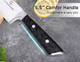 8 Inch Chef Knife - High Carbon Stainless Steel Sharp Kitchen Knife With Ergonomic Handle For Family & Restaurant Packed With Box