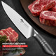Mad Shark Chef Knife Razor Sharp Kitchen Knife Well Balanced Cooking Knife With Box 8 Inch Grey