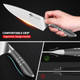 Mad Shark Chef Knife Razor Sharp Kitchen Knife Well Balanced Cooking Knife With Box 8 Inch Grey