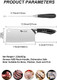 Mad Shark Meat Cleaver Heavy Duty Butcher Knife 7.5 Inch And Lightweight Vegetable Cleaver 7 Inch Multipurpose Chinese Cleaver Chef Knife