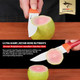 Mad Shark Paring Knife 5 Inch Ultra Sharp Fruit Knife Small Kitchen Knife German Stainless Steel Ergonomic Handle Design For Precise Cutting Peeling Slicing (Red)