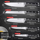 Mad Shark Knife Set Professional 5 Piece Kitchen Chef Knife Set German High Carbon Stainless Steel Ultra Sharp Knives Sets Ergonomic Handle Home Cooking Perfect Cutlery Set