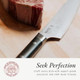 Made In Cookware - 8" Japanese Damascus Steel Gyuto (Chef Knife) - 66 Layers Of Damascus Steel With A Vg-10 Core - Crafted In Japan - Full Tang With Black Pom Handle