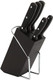 Magefesa Blade 5-Piece Kitchen Knives Set Includes Peeler Utility Fillet Bread & Chef Knife Made Of Stainless Steel Ergonomic Handles Wooden Storage Block Included