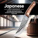 Chef Knife - Perfect Kitchen Knive. Japanese Knife For Cooking Chopping. Japanese Style Knive For Home Camping Bbq. For Balance & Control 5.8 Inch