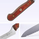Messermeister Custom 8” Offset Scalloped Knife Terra Red - X50 German Stainless Steel - Rust Resistant & Easy To Maintain - Made In Solingen Germany