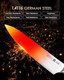 Mitsuharu 5.5 Inch Kitchen Utility Knife Shoman Series Paring Knife Razor Sharp German Steel Blade Ergonomic Olive Wood Handle Fruit Petty Knife Multi-Purpose Small Chef Knife With Box