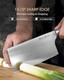 Mitsuharu 7 Inch Meat Cleaver Knife Shoman Series Chinese Classic Knife German High Carbon Stainless Steel Kitchen Knives With Olive Wood Handle Professional Butcher Chef Chopper With Case