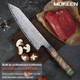 Damascus Chef Knife 8 Inch 67 Layers Vg-10 Super Steel Professional Kitchen Knife Ultra Sharp Gyuto Knife Cooking Knives With Unique Resin Handle Full Tang Box